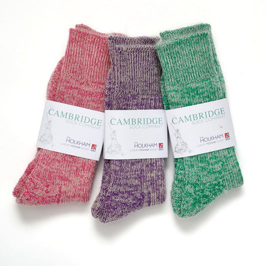 Mohair Boot Sock Bundle of 3 - The Holkham