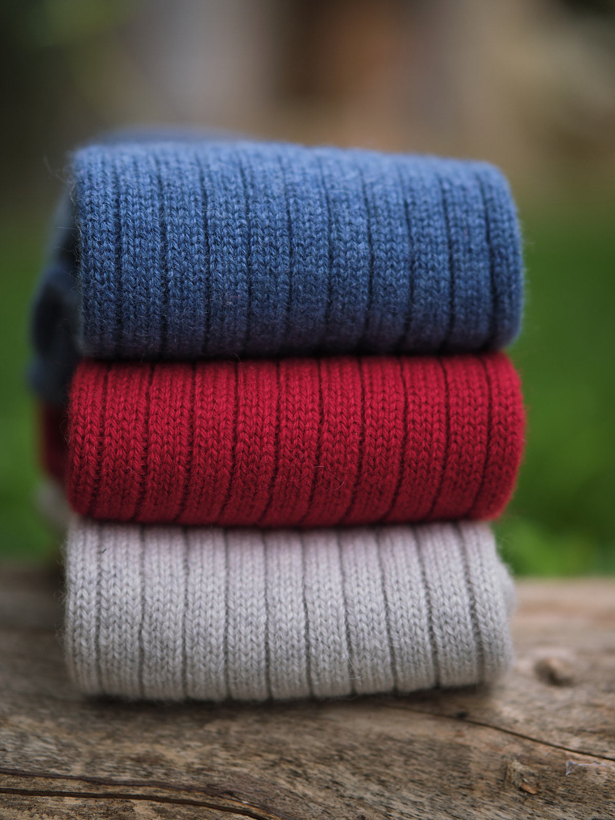 Cashmere bed socks