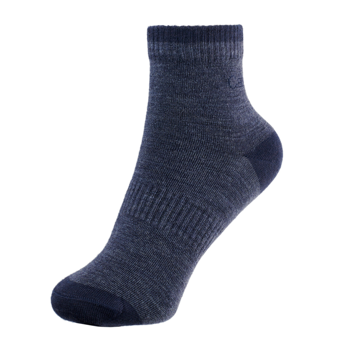 Soft-top merino ankle sock