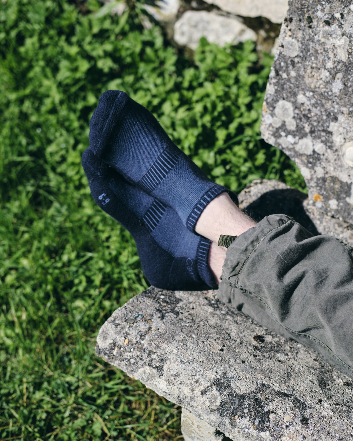 Merino no-show sock