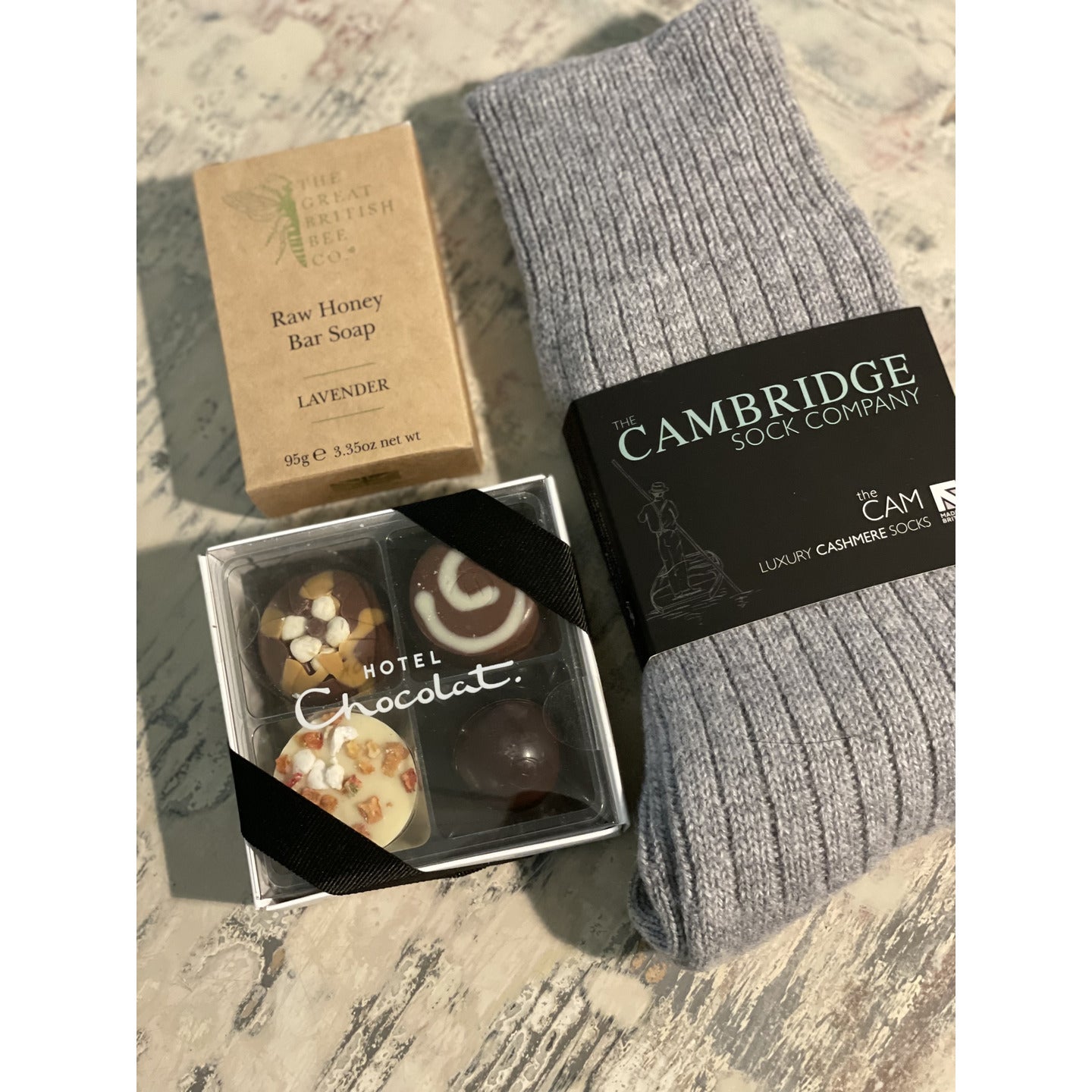 Chaussettes 100% Cachemire The Scarf Company - Fabriqué à Hawick En Écosse - Neuf Avec étiquettes
