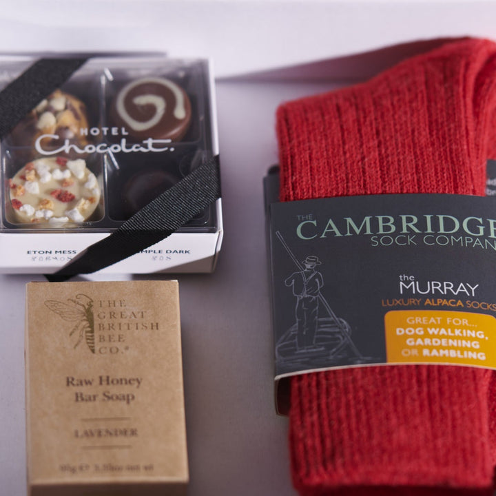 Alpaca Walking Sock Luxury Gift Box - The Murray